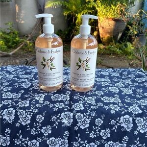2X Crabtree & Evelyn Vanilla & Shea Butter Bath & Shower Gel 16.9oz / 500ML New